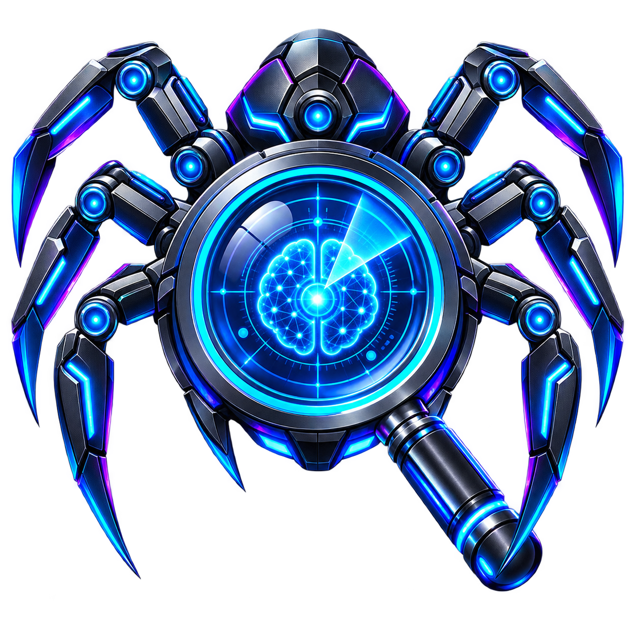 AiBotSearch 蓝蜘蛛图标